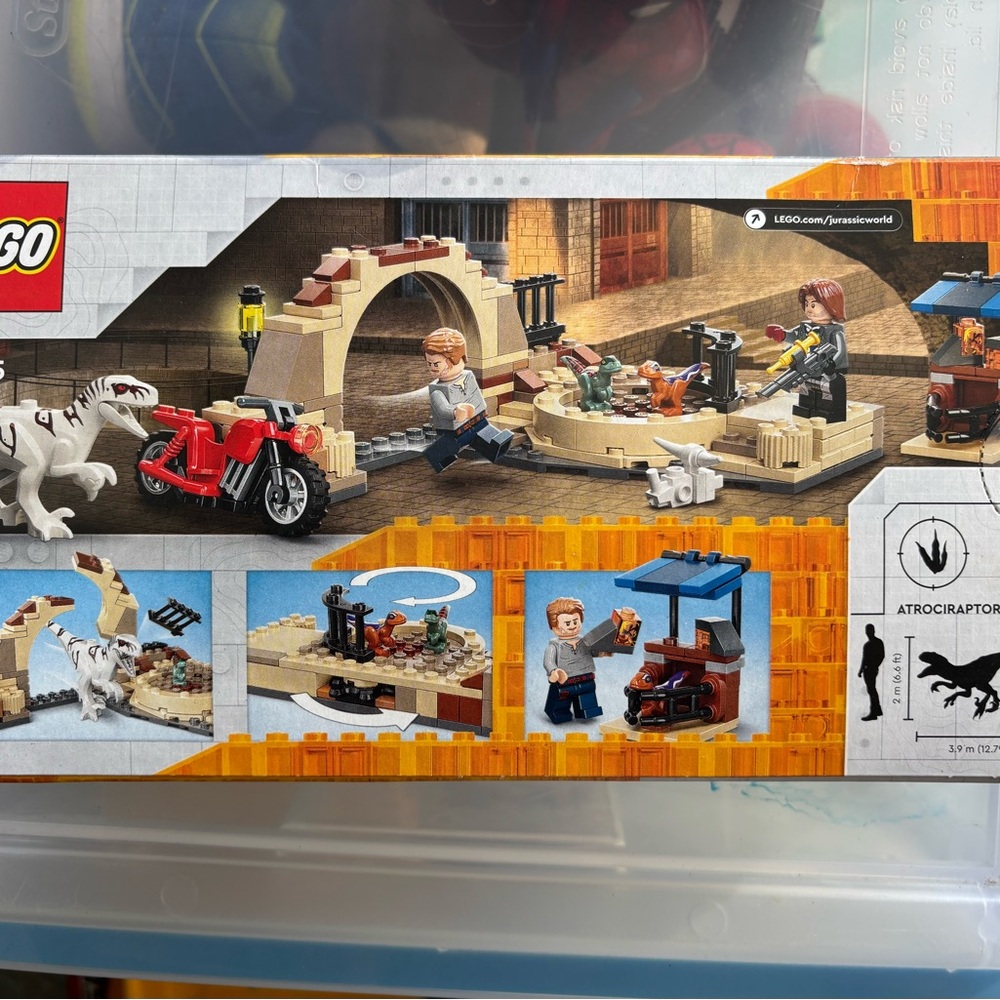 Retired Lego Atrociraptor Dinosaur:
Bike Chase - Picture 4 of 4